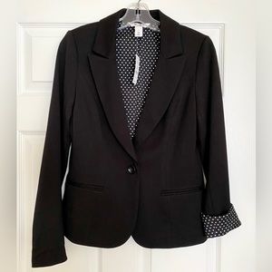 NWT White House Black Market Black Blazer, size 4